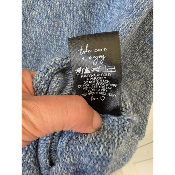 NIC+ZOE Mixed Stitch Funnel Neck Sweater size L - Picture 6 of 7